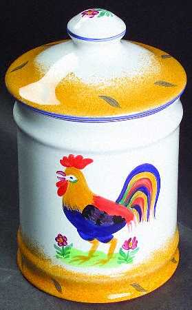 Royal Rooster Small Canister & Lid
