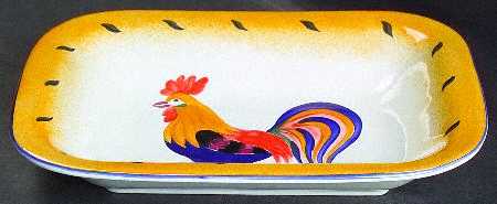 Royal Rooster 11" Rectangular Vegetable Bowl