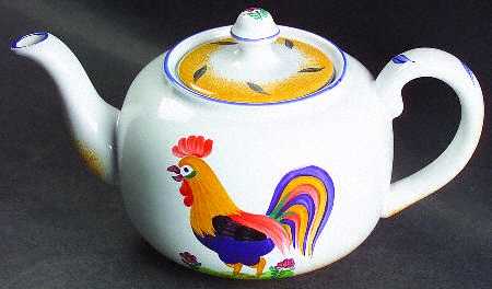 Royal Rooster Teapot & Lid