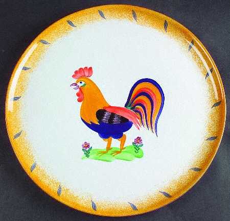 Royal Rooster 12' Round Tray