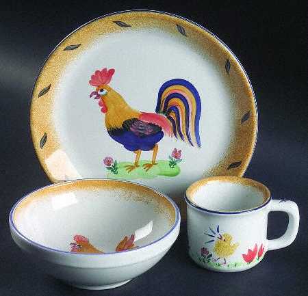 Royal Rooster (3 Piece) Child's Set