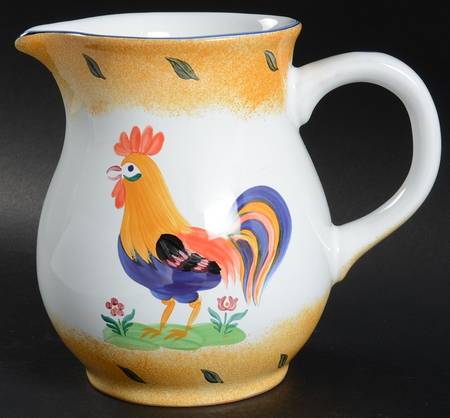 Royal Rooster Pitcher