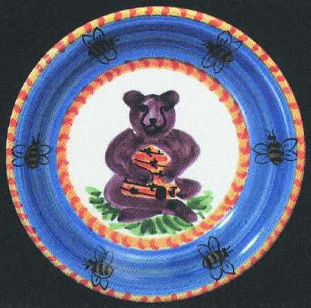 Honey Bee Child's Plate