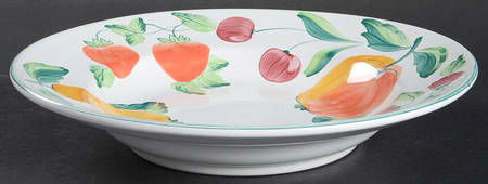 Garden Party Large Rim Soup Bowl
