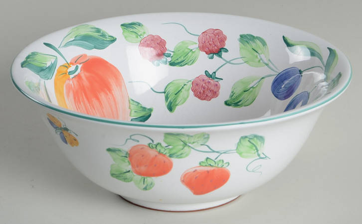 Garden Party 8" Round Vegetable Bowl