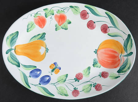 Garden Party 13" Oval Serving Platter