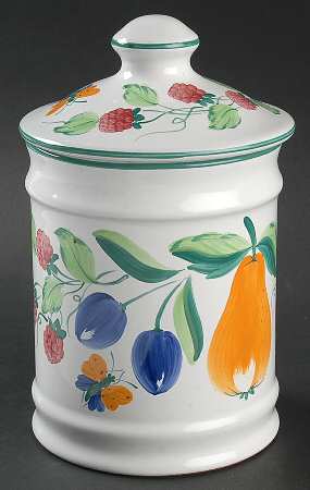 Garden Party Medium Canister & Lid