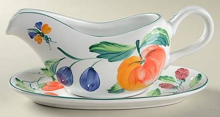 Garden Party Gravy Boat & Underplate