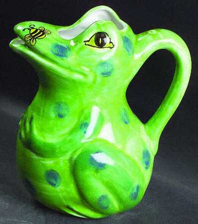 Waterlogged Figural Pitcher