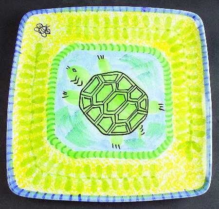 Waterlogged 12" Square Tray