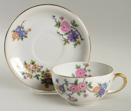 Rheims Flat Cup & Saucer Set