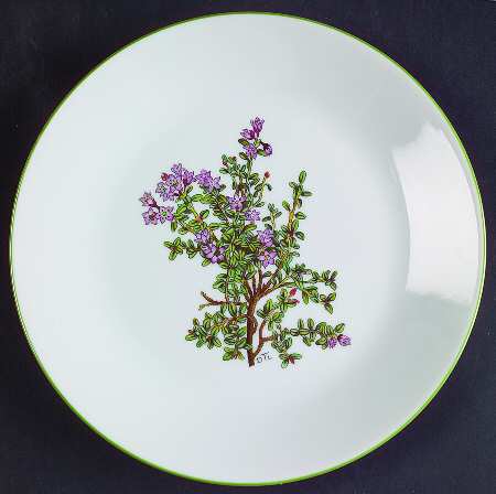 Mountain Flower Series Bread & Butter Plate
