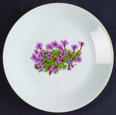 Mountain Flower Series Bread & Butter Plate