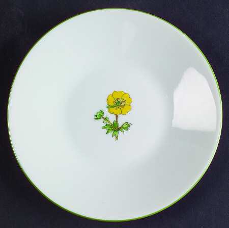 Mountain Flower Series Saucer for Flat Demitasse Cup