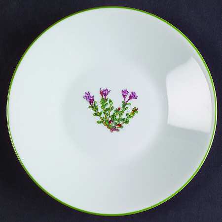 Mountain Flower Series Saucer for Flat Demitasse Cup