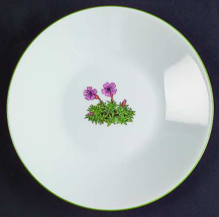 Mountain Flower Series Saucer for Flat Demitasse Cup