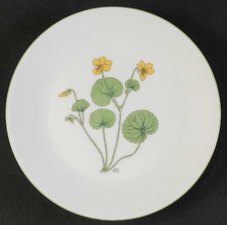 Mountain Flower Series Bread & Butter Plate