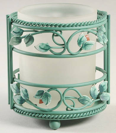 French Quarter (Stoneware) Metal Votive Candleholder