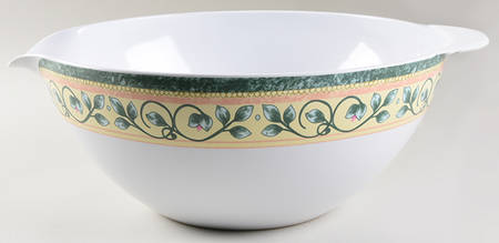 French Quarter (Stoneware) 13" Melamine Nesting Mixing Bowl