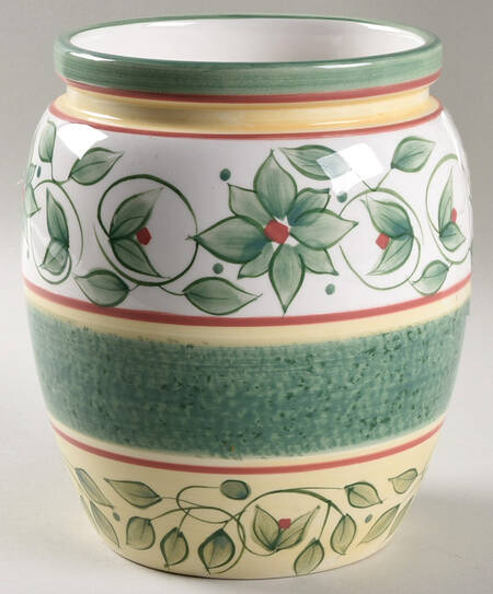 French Quarter (Stoneware) Medium Canister No Lid