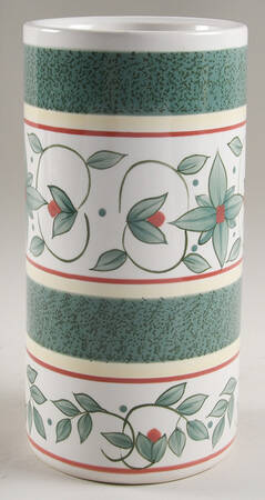 French Quarter (Stoneware) Medium Cylinder Canister No Wood Lid