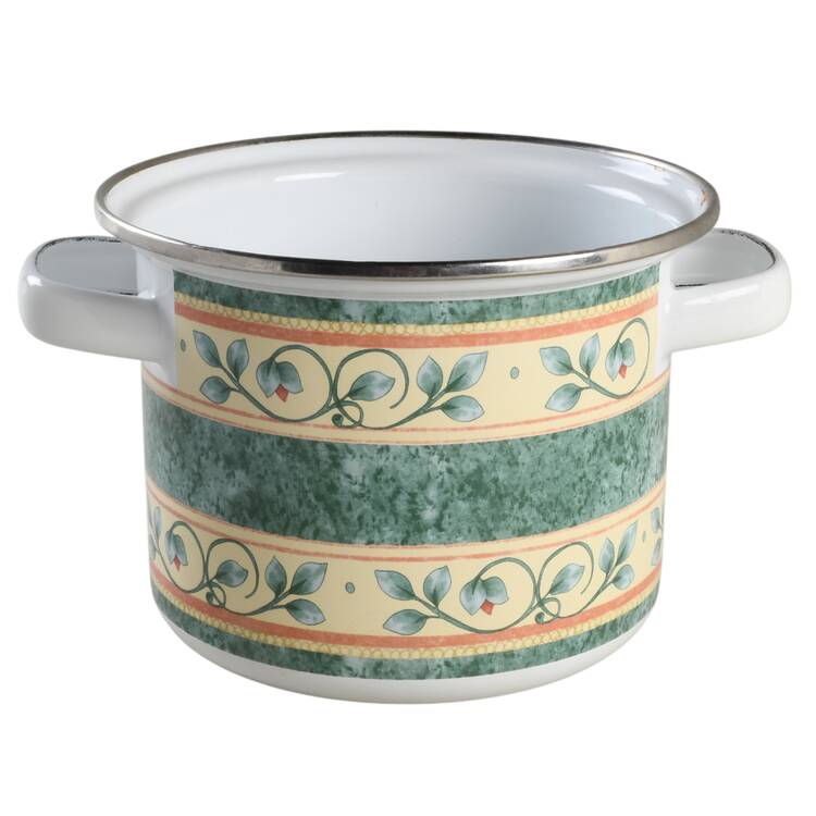 French Quarter (Stoneware) 1.5 Quart Metal Stew Pot No Lid