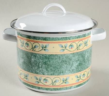 French Quarter (Stoneware) 3 Quart Metal Stew Pot
