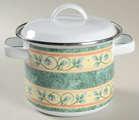 French Quarter (Stoneware) 1.5 Quart Metal Stew Pot