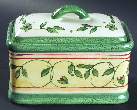 French Quarter (Stoneware) Kitchen Keeper & Lid