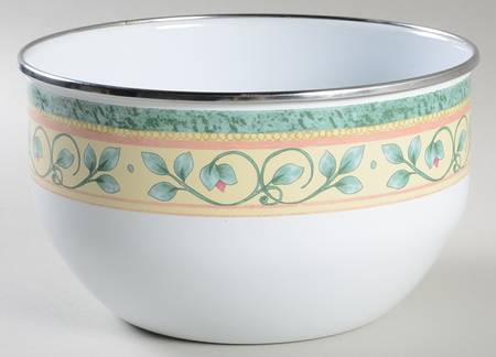 French Quarter (Stoneware) 7 1/4" Metal Bowl
