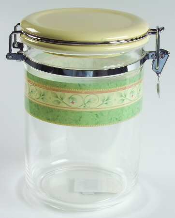 French Quarter (Stoneware) Medium Acrylic Storage Jar & Lid