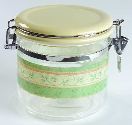 French Quarter (Stoneware) Small Acrylic Storage Jar & Lid