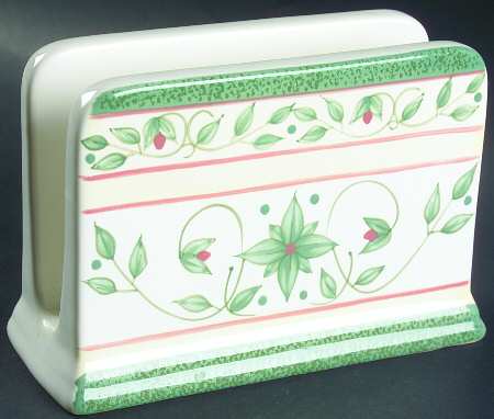 French Quarter (Stoneware) Napkin Holder by Pfaltzgraff