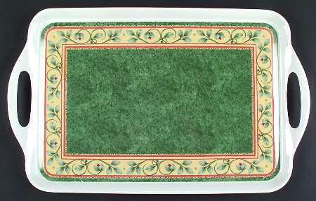 French Quarter (Stoneware) 19" Melamine Serving Tray