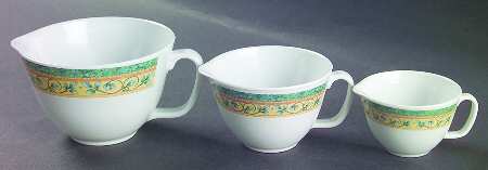 French Quarter (Stoneware) 3 Piece Melamine Measuring Cup Set
