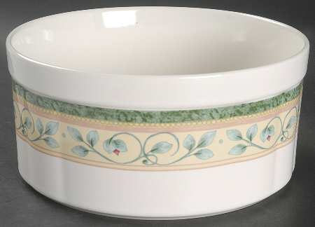 French Quarter (Stoneware) 8" Souffle by Pfaltzgraff