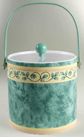 French Quarter (Stoneware) Plastic Ice Bucket & Lid