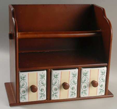 French Quarter (Stoneware) Paper Towel Organizer