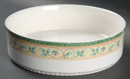 French Quarter (Stoneware) 8" Round Baker
