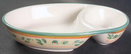 French Quarter (Stoneware) Individual Chip/Dip-1 Piece