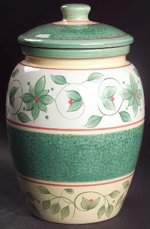 French Quarter (Stoneware) Large Canister & Lid by Pfaltzgraff