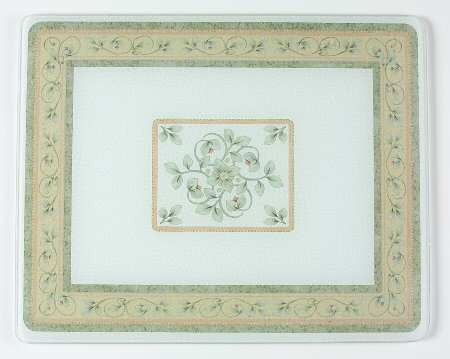 French Quarter (Stoneware) Rectangular Glassware Cutting Board