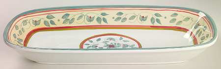 French Quarter (Stoneware) Deli/Celery Tray