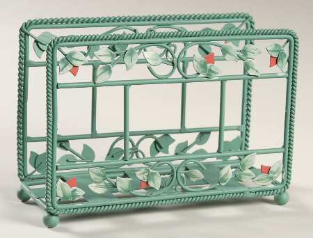 French Quarter (Stoneware) Metal Napkin Holder