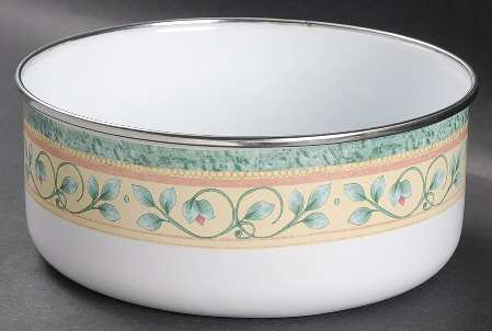 French Quarter (Stoneware) 7" Metal Bowl