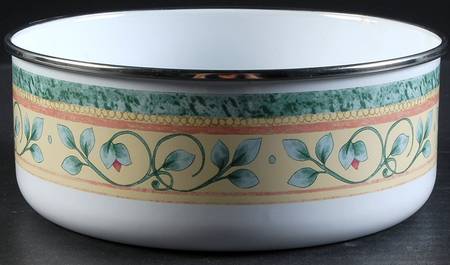 French Quarter (Stoneware) 6 5/8" Metal Bowl