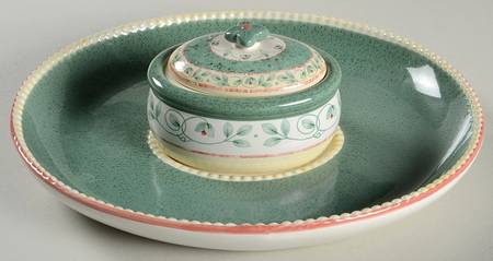 French Quarter (Stoneware) 3 Pc Chip/Dip Set (CHD3P & DIPBWL)