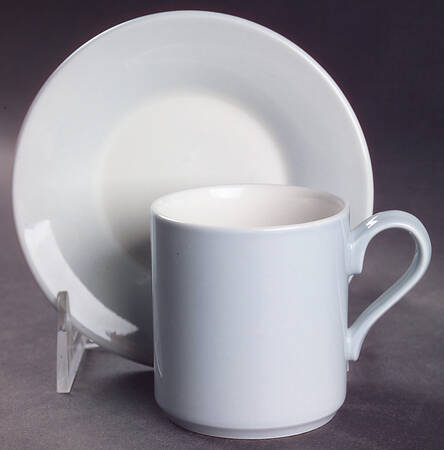 Seasons Colors Blue Flat Demitasse Cup & Saucer Set