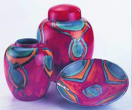 Peacock by Poole Pottery