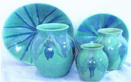 Green Carousel by Poole Pottery